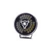 W268 BLACK - 9-inch long-range headlight - yellow position light - Ref 30 - tinted
