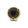 W268 BLACK - 9-inch long-range headlight - yellow position light - Ref 30 - tinted