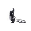 W268 BLACK - 9-inch long-range headlight - yellow position light - Ref 30 - tinted