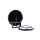 W268 BLACK - 9-inch long-range headlight - yellow position light - Ref 30 - tinted
