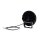 W268 BLACK - 9-inch long-range headlight - yellow position light - Ref 30 - tinted