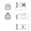 GERMAN-DT Connection set, socket housing 1.5-2.5 mm2