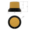 360pro rotating beacon - 3-point - AUTO-DIM - synchronization - Class 2 - DIN 14620, Form B1