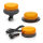 SPARK rotating beacon - extra flat - AUTO-DIM - synchronization - Class 2 - DIN 14620, Form B1