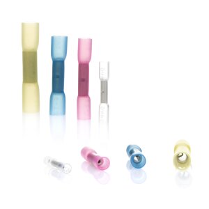 20 heat-shrinkable butt connectors Crimp connectors Compression connectors - waterproof