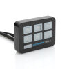 T6AL Switching unit - 6x4A - Switch/push button function with integrated relays