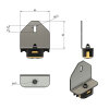 Universal Leuchtmodul 2K - 35lm - 4W - mit Winkelhalter z.B. für Feldspritze