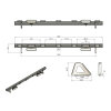 LMX Heckbügel 1400mm - 5x rot - 2x Blitzmodul - 2x ASW inkl. Klebemontage - DARK