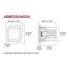 CR06 Warning Lighthead – Amber (Tinted Lens)