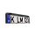2PX license plate holder with integrated LED lighting | 12-36VDC | 1.5m cable