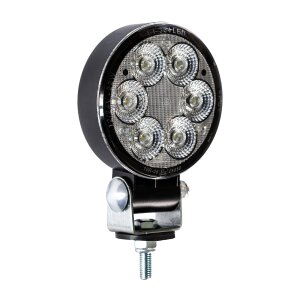 D90 Work light, round, wide beam, 1600lm, 12V-24V, 1.5m cable