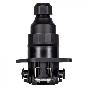 24V socket with screw connection, 15-pin