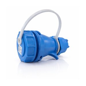 220V protective contact coupling box/socket IP68 with cap nut