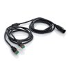 2-POLE SPLITTER 150cm -> 20cm + 150cm | for GERMAN DT | Y-splitter with cable