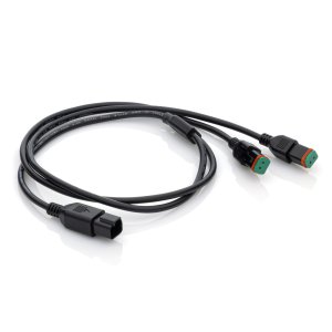 2-POLE SPLITTER 30cm -> 60cm + 60cm | for GERMAN DT | Y-distributor with cable