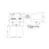 PLATORIX - LED Kennzeichenleuchte - 93,5x58mm - 12V/24V - mit rotem Positionslicht