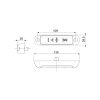 FOGARIX LED Nebelschlussleuchte - 130x28,5mm - 12V/24V