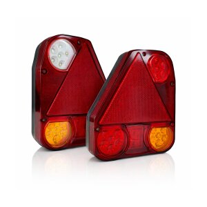 Edge LED Rückleuchten Set rechts + links - 174x206,5mm - 12/24V