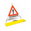 Folding Sign with Warning Symbol VZ 101 - 70 cm - FIRE DEPARTMENT - Reflective Warning Triangle