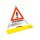 Folding Sign with Warning Symbol VZ 101 - 70 cm - FIRE DEPARTMENT - Reflective Warning Triangle