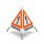 Folding sign with warning symbol VZ 101 - 70 cm - HUNTING - reflective warning triangle