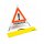 Folding sign with warning symbol VZ 101 - 70 cm - HUNTING - reflective warning triangle