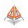 Folding Sign with Warning Symbol VZ 101 - 70 cm - SEWER WORK - Reflective Warning Triangle