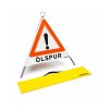 Folding sign with warning symbol VZ 101 - 70 cm - OIL SPILL - reflective warning triangle