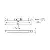 LIZARD - LED Heckleuchte - 252x27mm - 12V/24V - schmale Lightbar mit statischem Blinker, Bremslicht & Positionslicht