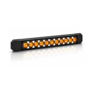 LIZARD - LED Frontleuchte - 252×27 mm - 12V/24V - schmale Lightbar mit statischem Blinker, Bremslicht & Positionslicht