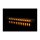 LIZARD - LED Frontleuchte - 252×27 mm - 12V/24V - schmale Lightbar mit statischem Blinker, Bremslicht & Positionslicht