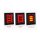 Lumetra LED Multifunktions-Rückleuchte mit Montagerahmen 127x151mm 12V-24V