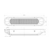 Velox LED Fahrtrichtungsanzeiger 132x28mm 12V-24V