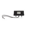 License plate light - black - 44 mm
