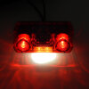 License plate light - incl. rear light - 44 mm