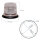 SESTO rotating beacon - 11 flash patterns - clear/yellow - 3-point