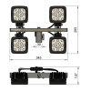 RescueLED 200 - 12V/24V light mast attachment - pre-assembled