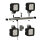 RescueLED 200 - 12V/24V light mast attachment - pre-assembled