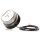 R65 Design rotating beacon BRILAR - clear/blue - 3 points