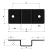 Crossbar holder, set of 2 - MAGMA series