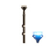 EXTEND telescopic rotating beacon - blue