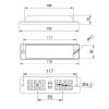 VISION180 - 180° beam angle - flash module - blue - Class 2
