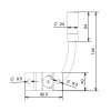 Holder for rotating beacon - foldable