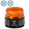 XR20 ECO rotating beacon - yellow - magnet - battery - 220 km/h DEKRA tested