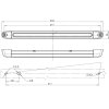 Interior light 12V 333mm x 30mm