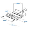 6MODUL rear warning system in accordance with §52 (11) StVZO for emergency vehicles
