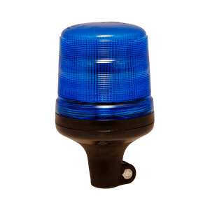 SESTO rotating beacon - 11 flash patterns - blue - DIN mounting
