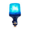 SESTO rotating beacon - 11 flash patterns - blue - DIN mounting