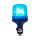 SESTO rotating beacon - 11 flash patterns - blue - DIN mounting
