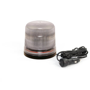 SESTO rotating beacon - 11 flash patterns - clear/blue - magnetic base